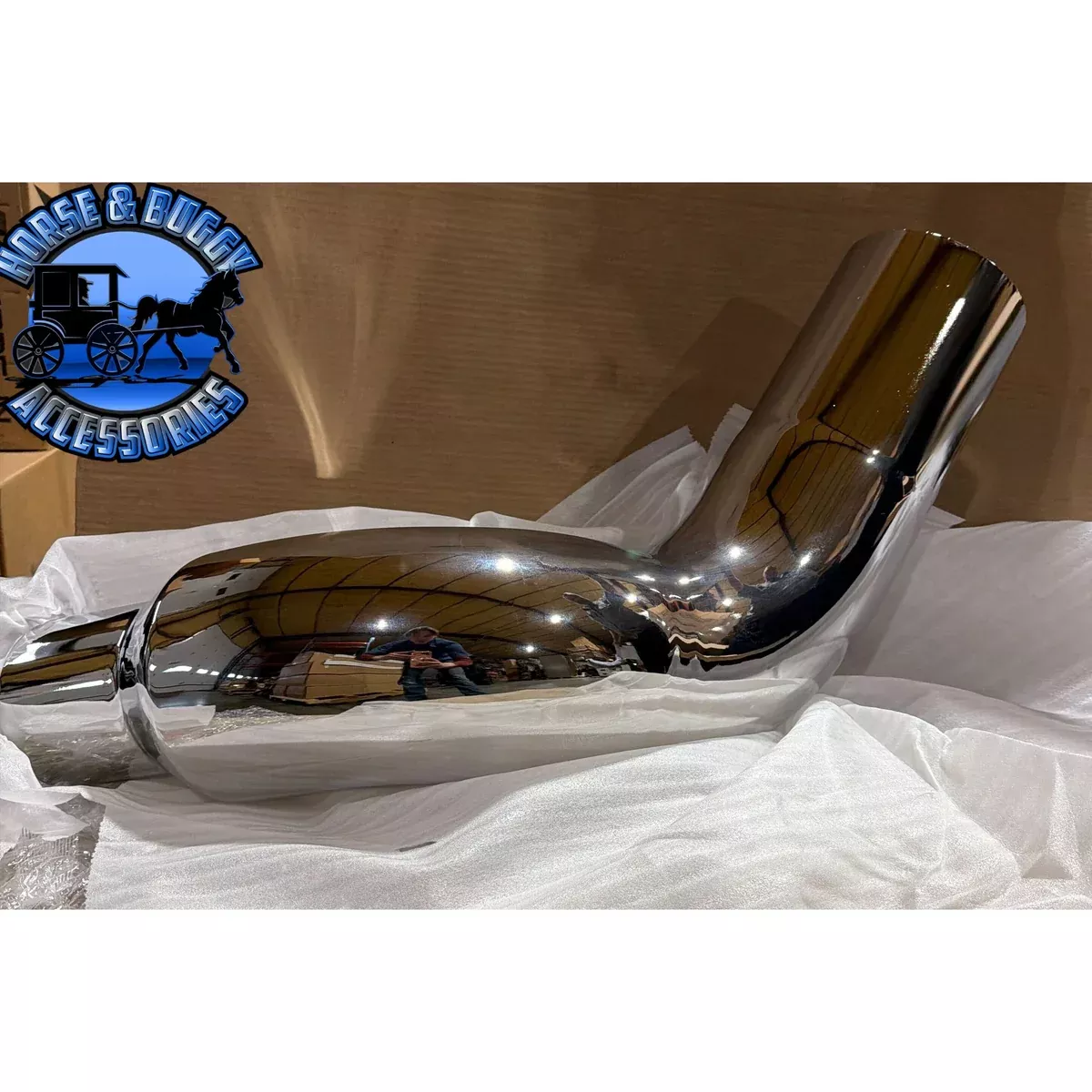 14zpbx-r13807050cp-7-reduced-to-5-exhaust-elbow-right-side #14ZPBX-R13807050CP 7'' REDUCED TO 5'' EXHAUST ELBOW; RIGHT SIDE