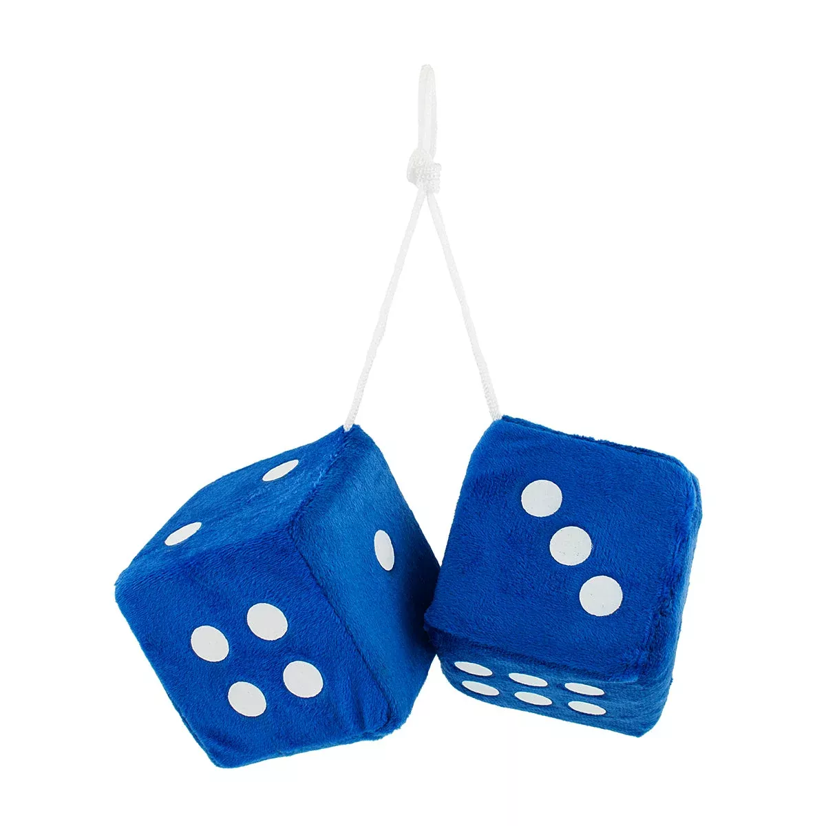 3-x-3-classic-fuzzy-dice-blue-pair 3" x 3" Classic Fuzzy Dice, Blue (Pair)