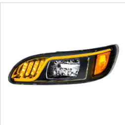 "Blackout" Hi-Power LED Headlight W/ LED Turn, Position, & DRL For 2005-2015 PB 386 & 1999-2010 387