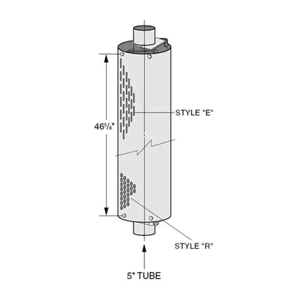 Dynaflex – Round Hole 360 Degree Muffler Guard Assembly