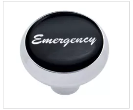 "Emergency" Deluxe Air Valve Knob - Glossy Sticker
